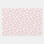 Rosa grüne Konfetti-Punkte Geburtstag Geschenkpapier Set (Vorderseite 3)