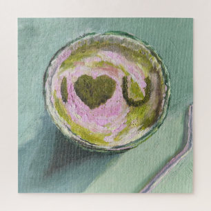 Rosa grüne Matcha Liebe Teatro Sociale Bellinzona Puzzle