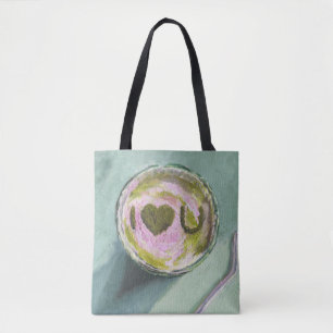 Rosa grüne Matcha Liebe Teatro Sociale Bellinzona Tasche