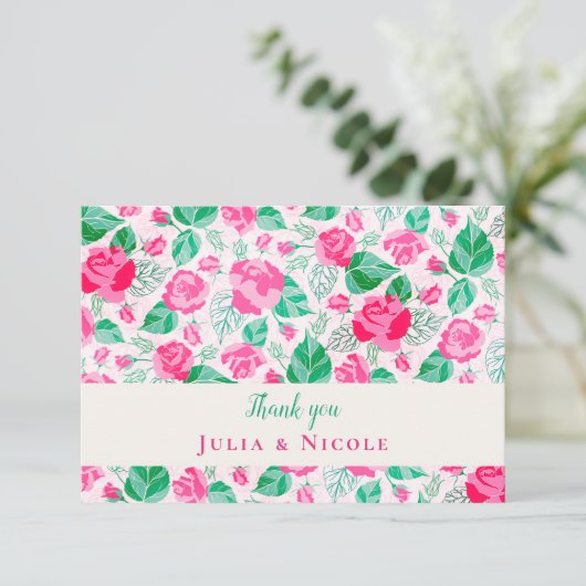 Rosa Grüne Rose Petals Blume Hochzeit Garten (Stehend Vorderseite)