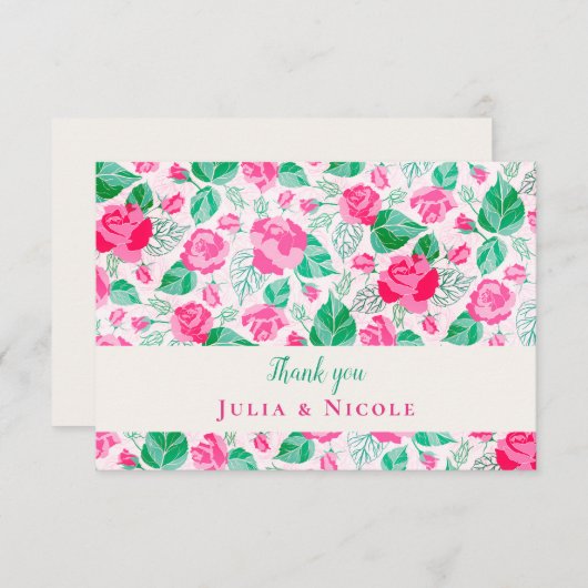 Rosa Grüne Rose Petals Blume Hochzeit Garten (Vorne/Hinten)