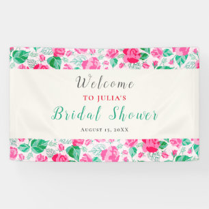 Rosa Grüne Rose Petals Blume Hochzeit Garten Banner