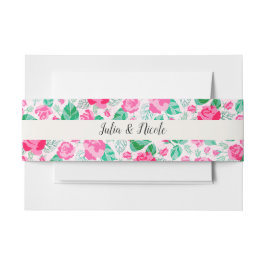 Rosa Grüne Rose Petals Blume Hochzeit Garten Einladungsbanderole