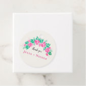 Rosa Grüne Rose Petals Blume Hochzeit Garten Geschenkanhänger (Beispiel)