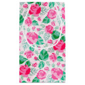 Rosa Grüne Rose Petals Blume Hochzeit Garten Kleine Geschenktüte (Rückseite)