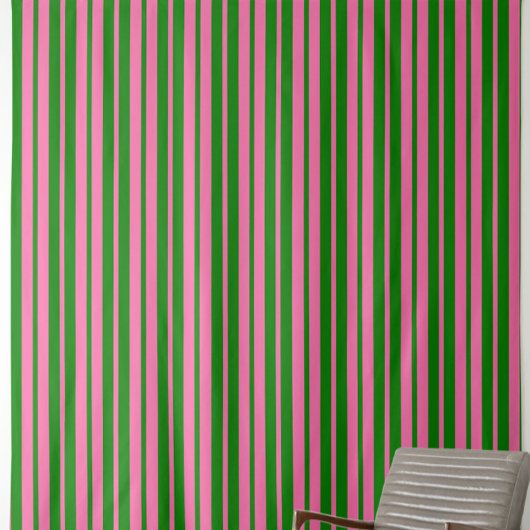 Rosa grüne stilvolle Streifenmuster-Design  Stoff
