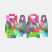 Rosa grüne Textur mit Grooves unter Nebel Geschenkschachtel (Ungefaltet)