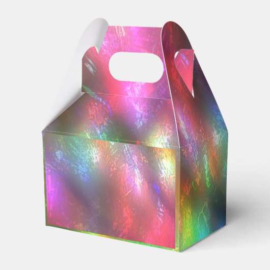 Rosa grüne Textur mit Grooves unter Nebel Geschenkschachtel (Vorderseite)