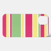 Rosa, grüne und gelbe Streifen Case-Mate iPhone ca Hülle (Rückseite (Horizontal))