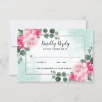 Rosa Grüne und Silberfarben Blumenzehen