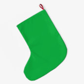Rosa Grüne Wassermelone Melon Slice Wedge Frucht Großer Weihnachtsstrumpf (Rückseite (Hängend))