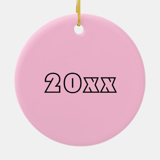 Rosa Grüne Wassermelone Melon Slice Wedge Frucht Keramik Ornament (Hinten)