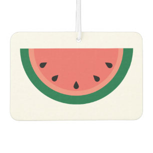 Rosa Grüne Wassermelone mit Samen Autolufterfrischer
