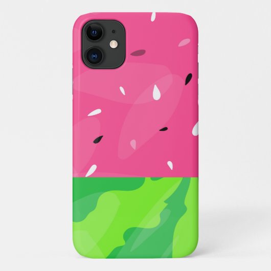 Rosa Grüne Wassermelone Süß Frische Sommer Stilvol Case-Mate iPhone Hülle (Rückseite)