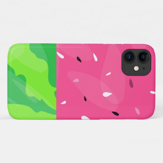 Rosa Grüne Wassermelone Süß Frische Sommer Stilvol Case-Mate iPhone Hülle (Rückseite (Horizontal))