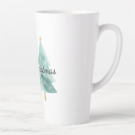 Rosa Grüne Weihnachtsbäume Milchtasse