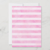 Rosa grüner Kaktus ein prickeliger Geburtstag Einladung (Rückseite)