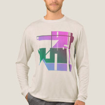 Rosa grüner Lavendel Geometrische Tribal Art Abstr