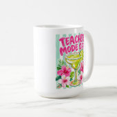 ROSA & GRÜNER MARGARITA LEHRERMODUS AUS KAFFEETASSE (VorderseiteRechts)