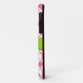 Rosa grüner Wirbel BlumeniPhone 5 Case-Mate iPhone Hülle (Hinten/Links)