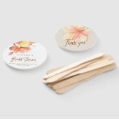 Rosa grünes Brautparty Fächer (Non-assembled)