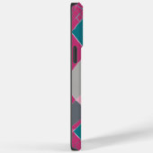 rosa grünes Quadrat Case-Mate iPhone Hülle (Rückseite / Rechts)