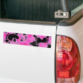 Rosa Grunge Autoaufkleber (Auf Lkw)