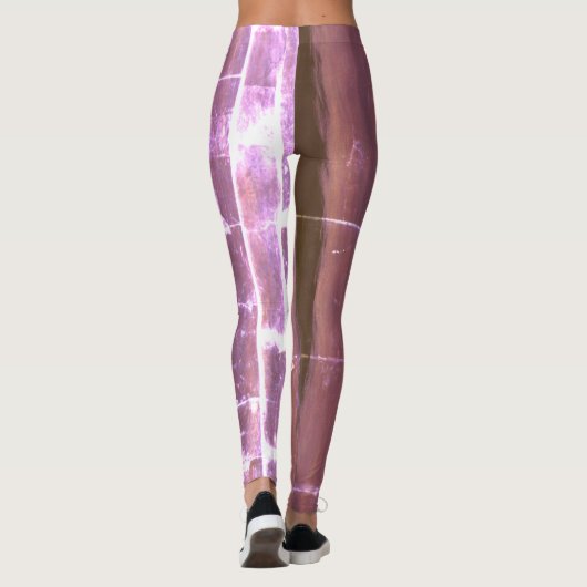 Rosa Grunge Leggings (Rückseite)
