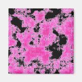 Rosa Grunge Magnet (Vorne)