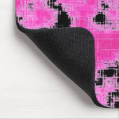 Rosa Grunge Mousepad (Ecke)