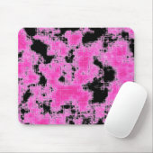 Rosa Grunge Mousepad (Mit Mouse)