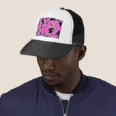 Rosa Grunge Truckerkappe (Beispiel)