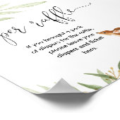 Rosa Grüngoldsteine Poster (Ecke)