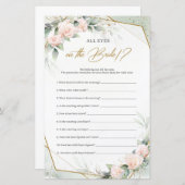 Rosa Grünpflanzen von Boho Blush Alle Augen auf di (Vorne/Hinten)