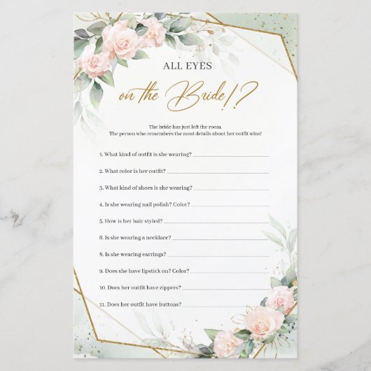 Rosa Grünpflanzen von Boho Blush Alle Augen auf di (Vorderseite)