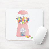 Rosa Gumball-Maschine Mousepad (Mit Mouse)