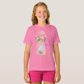 Rosa Gumball-Maschine T-Shirt (Vorne ganz)