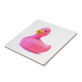Rosa Gummi Duck Fliese (Seite)