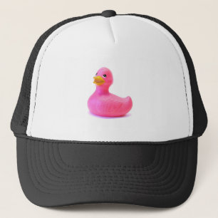 Rosa Gummi Duck Truckerkappe