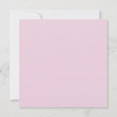 Rosa Gummi Ducky Baby Duwer Einladungen (Rückseite)