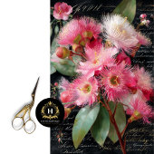 Rosa Gumnut Decoupage Seidenpapier