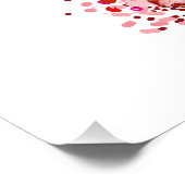 Rosa Gürtel bedruckt Fotodruck (Ecke)