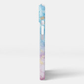 Rosa gürtelgoldblauer Rosa iPhone Hülle (Linke Seite)