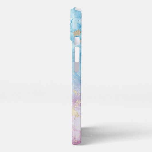 Rosa gürtelgoldblauer Rosa iPhone Hülle (Linke Seite)