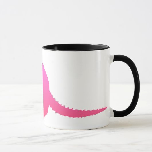 Rosa Gürteltier Tasse (Rechts)