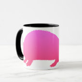 Rosa Gürteltier Tasse (Vorderseite Links)