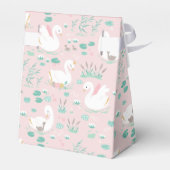 Rosa, gürtnisch elegantes Foto schönes Party Geschenkschachtel (Rückseite)