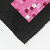 Rosa Gymnastik Girl Sparkle Balancebar Fleecedecke (Ecke)