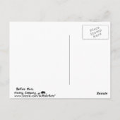 Rosa Gymnastik Postkarte (Rückseite)