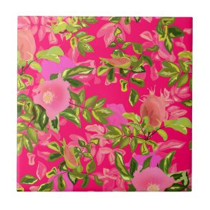Rosa Hagebutte, rosa wilde Hagebutte Fliese